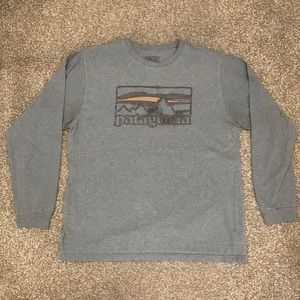 Men’s Patagonia Long-Sleeved P-6 Logo Responsibili-Tee Size M